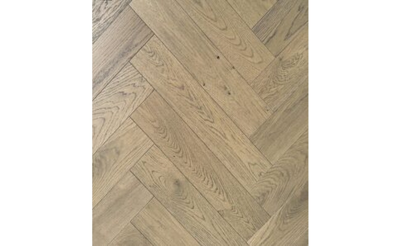 Blanc Engineered Timber Herringbone by GNS Surfaces